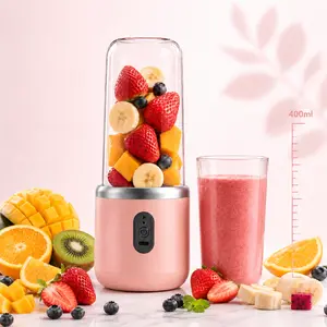 Ultimate Portable Blender! USB Rechargeable & Compact for Smoothies On-The-Go - Perfect Travel, Back To School & Gym! Leak Proof Design, Makes Shakes & Baby Food in Seconds cup juicer rechargeable mini blender vegetable