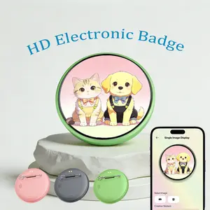 Creative LED Display with Touch Functionality, Anime Fan E-Badges, Convention Connectivity, Eye-Catching Decorative Items, Dg01 Model