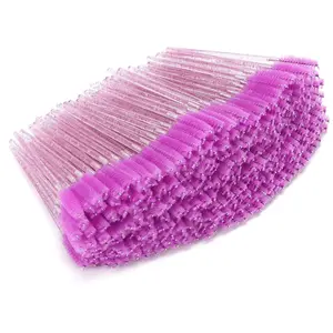 Disposable Eyelash Brush with Storage Container, Bendable Eyebrow Spoolies, Lash Brush for Lash Extensions, Eyebrow Spoolie, Castor Oil Brushes, Makeup, Cosmetic Makeup Tool, Eyelash Tools, Beauty Equipment