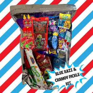 Blue Razz & Chamoy Pickle Kit - Chamoy Treats Blue Razz & Chamoy Pickle Kit - Chamoy Treats