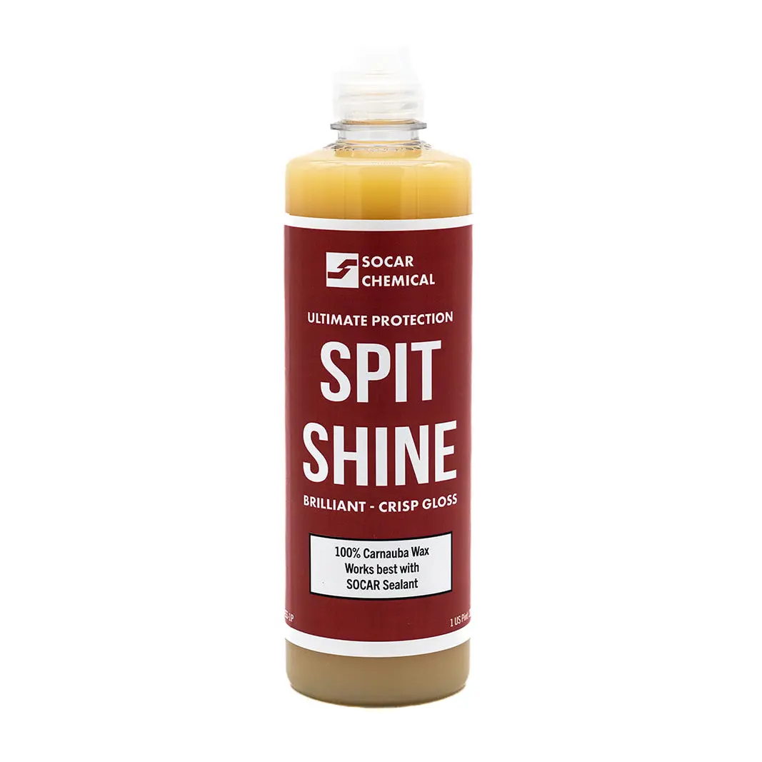 Spit Shine Carnauba Spray Wax for Cars, Trucks, RVs, and Motorcycles – Ideal for Car Paint Waxing