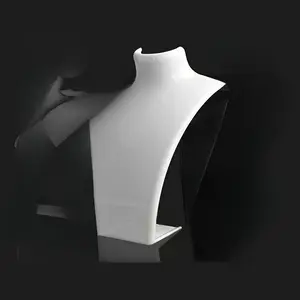 1PC Simple Jewelry Display Stand for Necklace Pendant - Portrait Neck Jewelry Rack, Earring Storage Rack