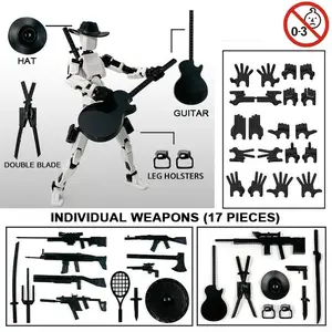 T13 Action Figure, Anime Action Figure, Multi-Jointed Flexible Dolls, 13-Piece Set, Action Figures Set, Desktop Decoration Game Gift, Home Office Decor Christmas Holiday Present