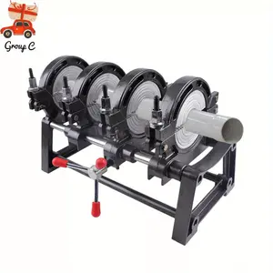 Professional Pipe Fusion Welder Set with 4 Clamps - Manual HDPE/PP/PE Butt Welding Tool Kit for Industrial Use, Aluminum Alloy Construction, 2.5KW Power Output, Precision Control, Quick Heat-Up Time, Versatile Temperature Range -0°C to 400°