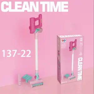 Simulated Vacuum Cleaner Toy, 1 Box Fun Cleaning Tool Toy with Light & Music, Pretend Play Toy for Boys & Girls, Ideal Birthday Gift