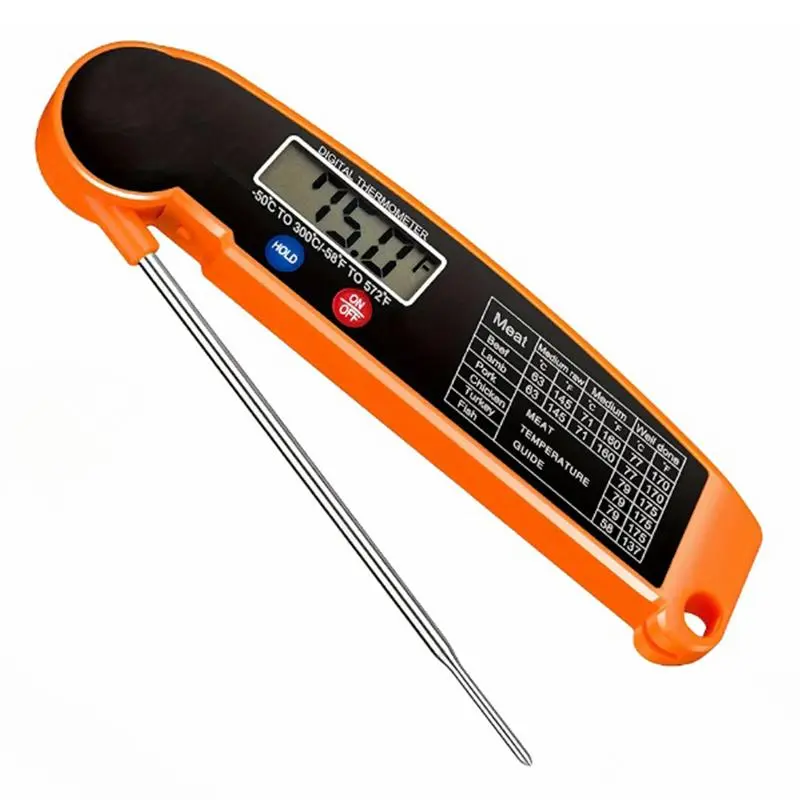 1pc Digital Cooking Thermometer, Accurate Digital Meat Thermometer, Kitchen Gadgets for Kitchen and BBQ Grill - Monitor Temperature with Ease
