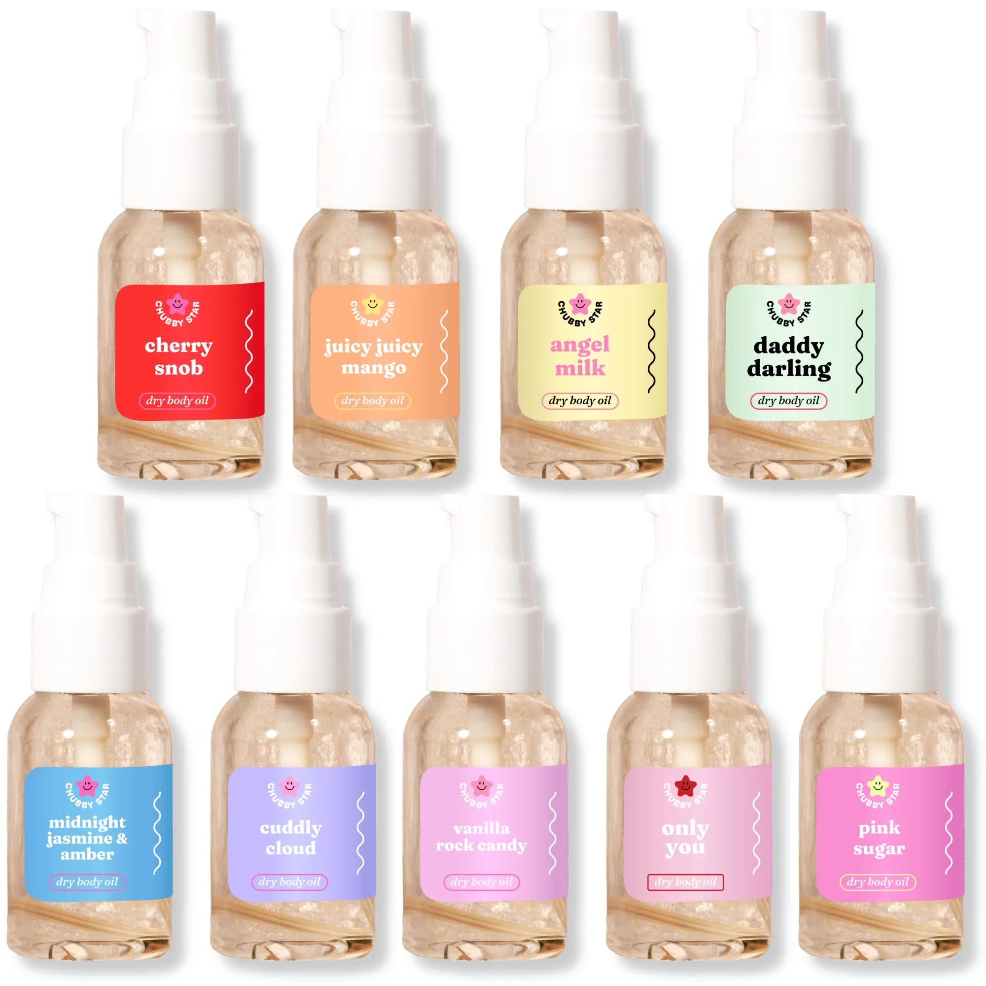 Sample Moisturizing Body Oils - 1 oz Body Oil Minis - Choose Your Scent