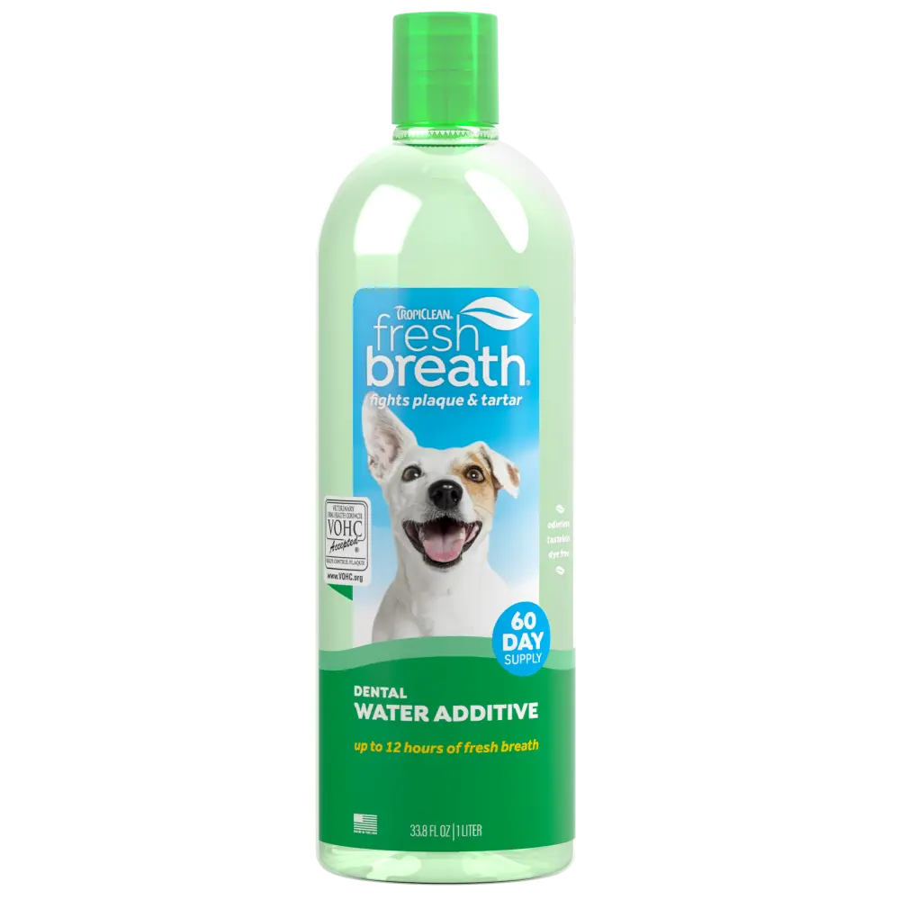 TropiClean Fresh Breath Oral Care Water Additive for Pets