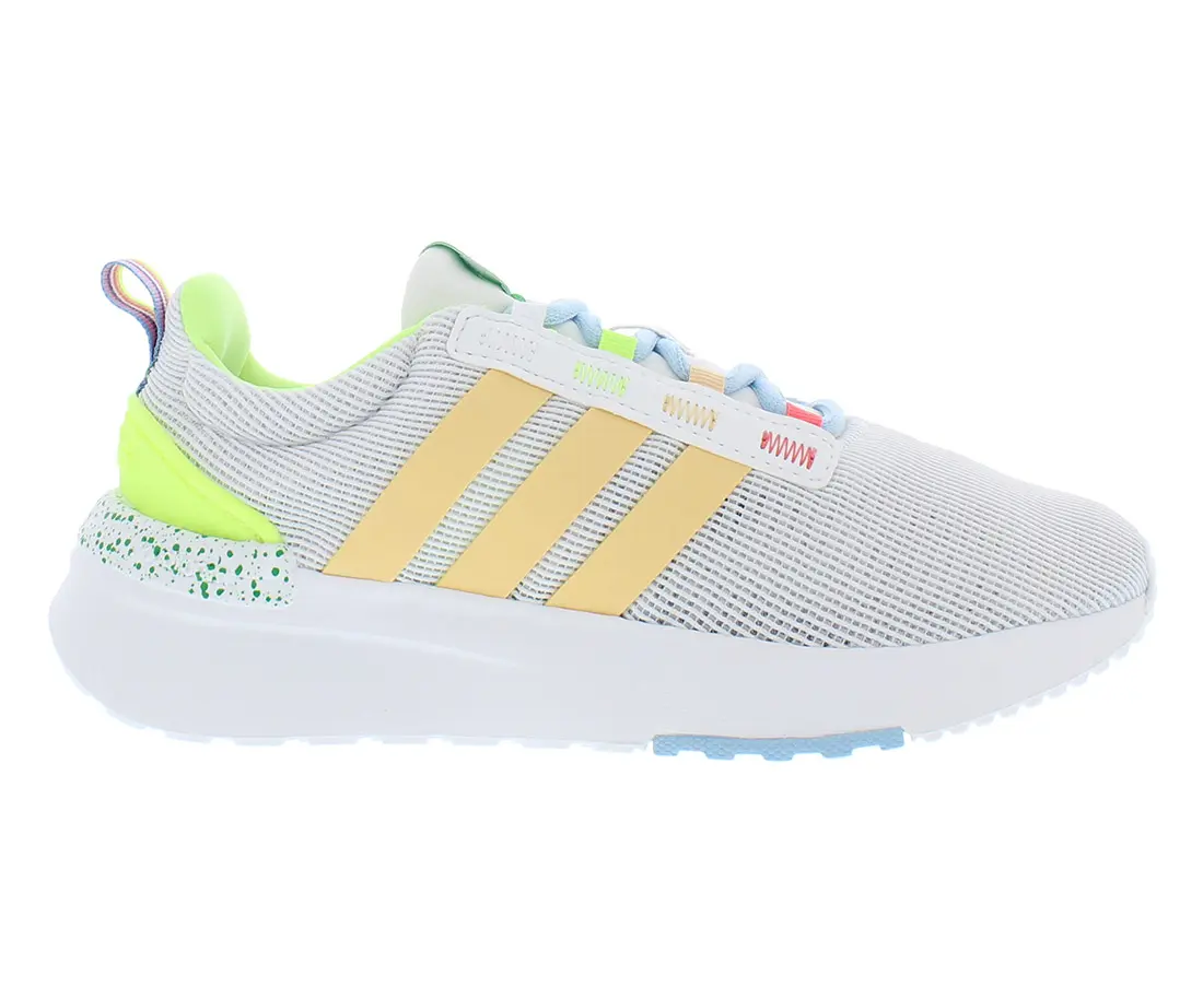 Adidas Racer TR21 PS Kids' Girls' Lace-Up Sports Sneakers, Casual Trainers for Sports & Outdoor Play, 1 Pair Athletic Footwear