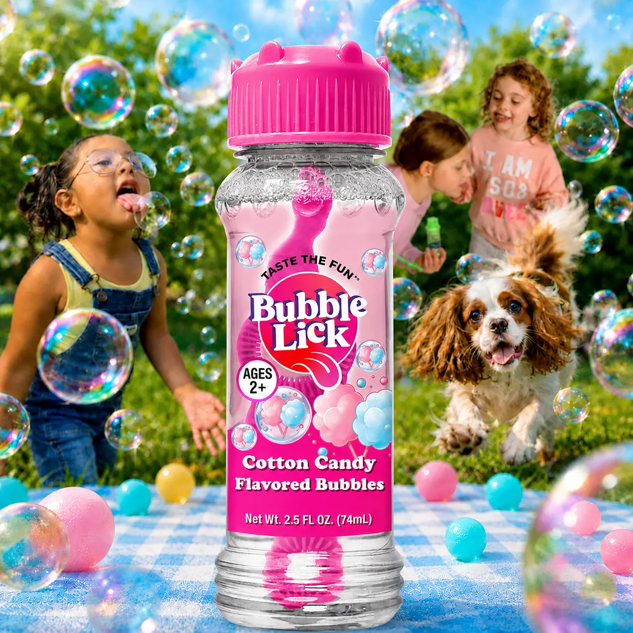 Bubble Lick - Cotton Candy Edible Bubbles