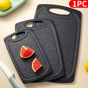 Durable Vegetable & Fruit Cutting Board, Cooking Cutting Board, 1 Count Non-slip Kitchen Chopping Board With Grip Handle, Kitchen Gadgets, Kitchen Accessories
