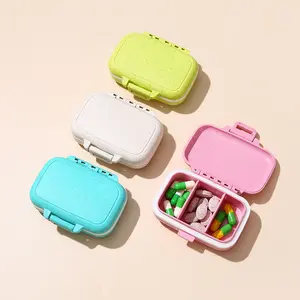 Mini Portable Pills Organizer Case 3 Grids PillBox Tablet Storage Container Weekly Medicine Pill's Box Pill Case Drug Dispense