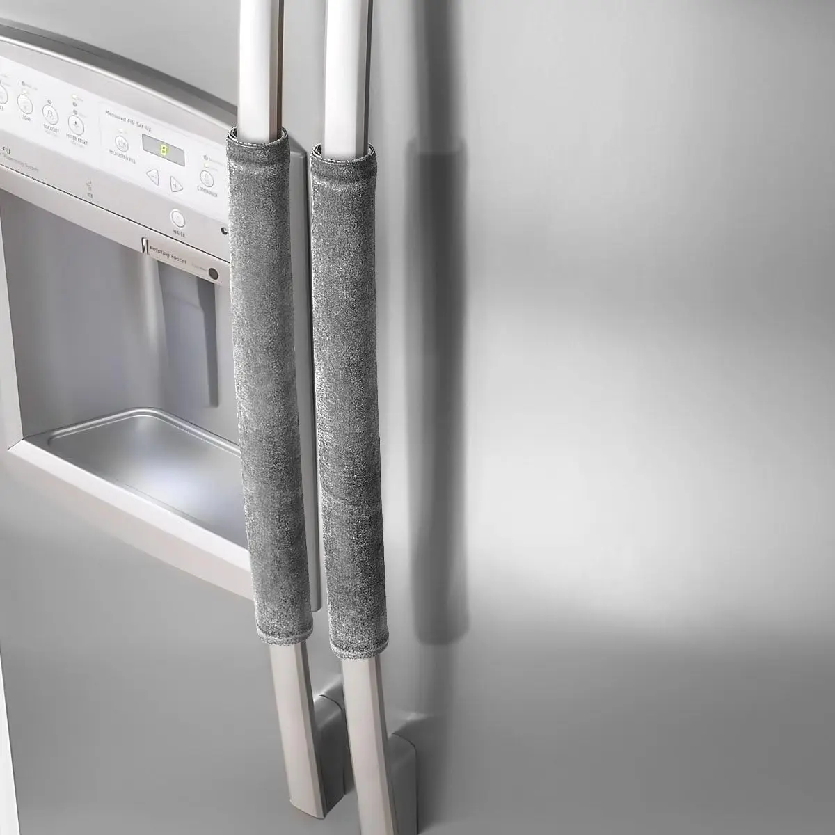 OUGAR8 Gray Refrigerator Door Handle Covers Keep Kitchen Appliance Clean from Smudges Fingertips Drips & Food Stains Perfect for Dishwashers Household Items