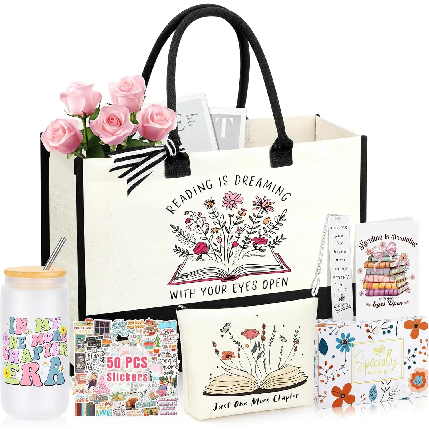 Book Lovers Gifts, Book Accessories Bookish Gifts for Book Lovers Bookish Gifts for Women Librarian Gifts Book Club Gifts for Readers Bookworms