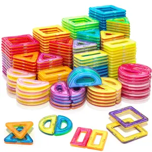 Medium Size Transparent Magnetic Building Toy, Stem Educational Learning, Safe Durable Early Development Gift for Boys Girls, Magnetic Building Blocks
