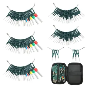 100-Piece Upgraded Pin Terminal Removal Tool Kit - Electrical Wire Connector Pin Extractor & Release Tools for Automotive and Household Devices