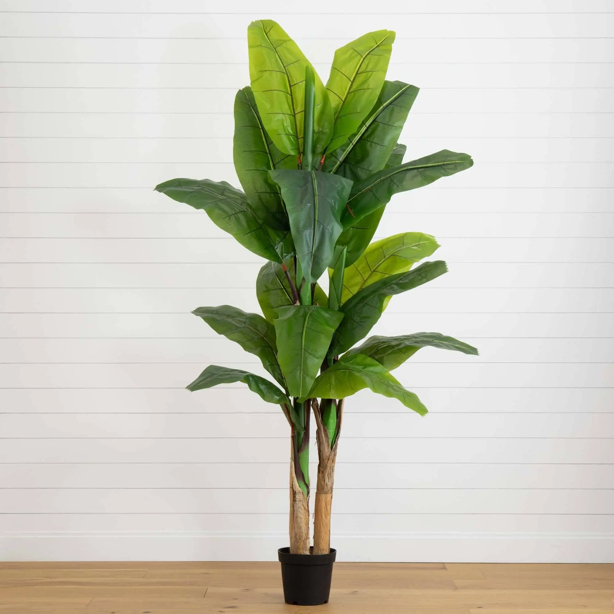 7.5' Synthetic Banana Tree - Fake Greenery Faux Greenery Artificial Tree with Leaf, Decorative Tropical Plant for Home, Kitchen Home Decor Supplies, Faux Greenery Artificial Trees