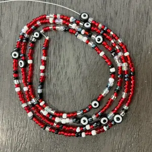 Fire and Desire Tie on waist beads