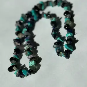 THROAT CHAKRA GEMSTONE CHOKER!