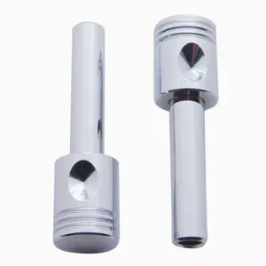 United Pacific 70035 – Chrome Piston Door Lock Knobs (Pair)