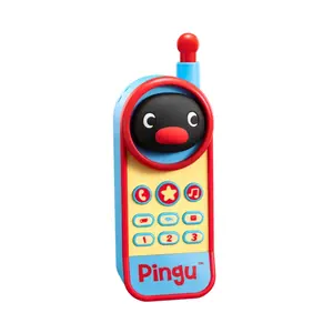 MARTUBE Pingu Retro Brick Cell Phone-Style Bluetooth Speaker Wireless Cute Penguin Wireless Mini Speaker Creative Pingu Merch Portable Hands-Free with Built-in Mic Recording Function Lanyard Fun Desk Decor Small Portable Audio Sound System for Outdoor