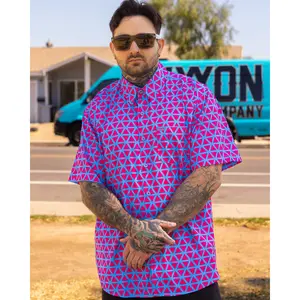 Enigma Party Shirt - Pink & Blue