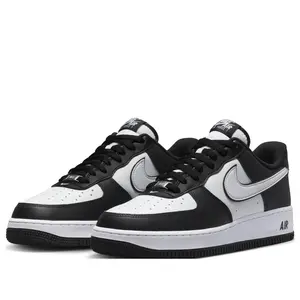Nike Air Force 1 Low '07 White Swoosh Panda Men's DV0788-001 New Sneakers