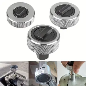 3pcs/set Thumb Ratchet Wrench Replacement Parts Combination Wrench Auto Vehicle Motorcycle Multi-function Mini Finger Ratchet Wrench - 1/4", 3/8", 1/2" Drive Size Portable Palm Ratchet