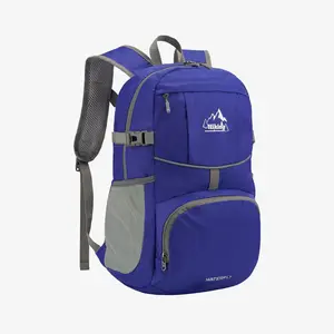 WATERFLY Hiking Packable Daypack Backpack: 25L Ultra Lightweight for Women Men - Small Compact Folding Back Pack for Outdoor Sport Cycling Camping Travel Trip
