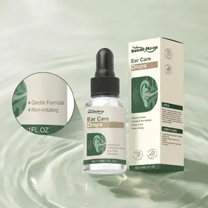 Gentle Ear Care Drops for Tinnitus Relief & Daily Ear Hygiene. All-Natural Formula to Unblock Secretions. Safe, Portable & Easy to Use Ear Drops for Adult Men & Women