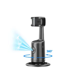 Auto Face Tracking Phone Holder,1200mAh built-in battery,360° Rotating Smart Tracking Face and Body Photography Phone Holder.No App Required Compatible with iPhone and Android.estabilizador de celular profesional