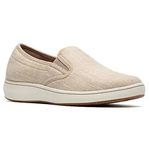 Clarks Cloudsteppers BreezeSky Zoe Casual Canvas Slip-On Shoe Clarks Cloudsteppers BreezeSky Zoe Casual Canvas Slip-On Shoe
