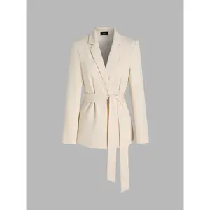 Women's Solid Collar Blazer, Size 2-26