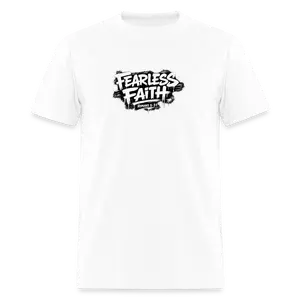 Men's Classic Casual Seamless Fruit-Print Short-Sleeve Round Neck T-Shirt Top - Cotton-Polyester Fabric Menswear with Fearless Faith Romans 8:31 Design, Shortsleeve