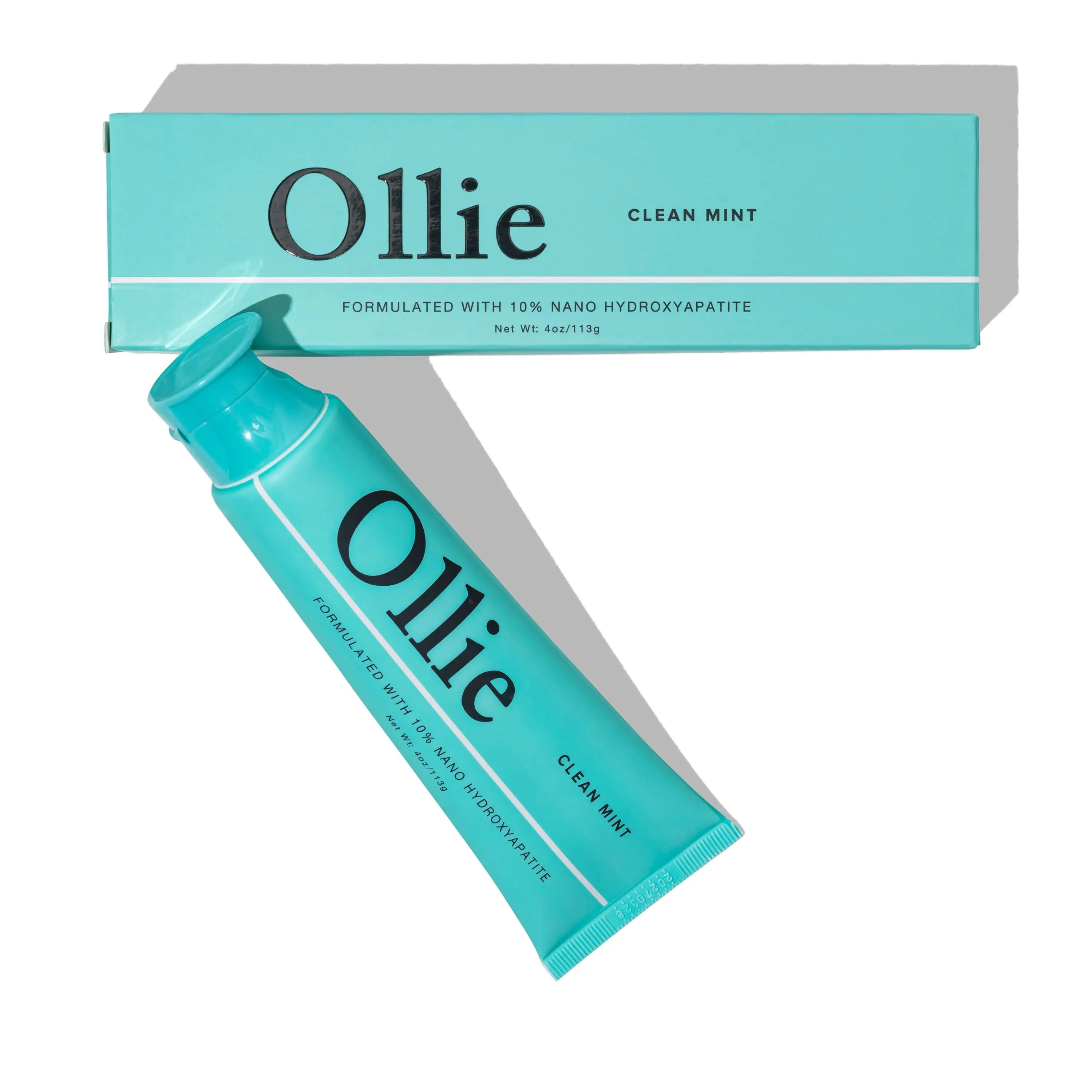 Ollie Clean Mint Hydroxyapatite Toothpaste Bundle | Fluoride-Free Enamel Support | 10% Nano Hydroxyapatite