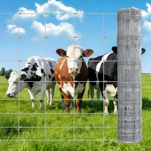 [FLASH SALE]Garvee Farm Fence 4x164 ft, High Strength Galvanized Cattle Fence, Heavy Zinc Coating Wire Fence for Hog, Deer, Goat, Sheep, Weather Resistance, Perfect for Livestock, Animal, Yard, Garden Pr