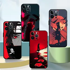Handsome Red Uchiha It-achi Case for Iphone 17 16 15 14 13 12 11 17Air Plus Pro Promax Samsung Galaxy S26 S25 S24 S23 S22  Black Soft Phone Cover Christmas Gift
