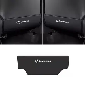 PU Leather Car Seat Back Protector Mat Prevent Dirty Anti Kick Pad Car Interior Accessories For Lexus GX460 Ct200h IS250 ES 220D IS200 Fsport GS GX IS LS LX NX RX UX CT Car Accessories