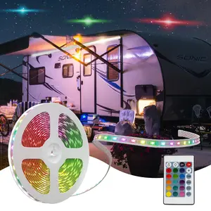 LATCH.IT RV Awning Lights 12V, V2.1 DIY Kit, Waterproof LED Lights for RV & Campers, IP68 Exterior Lights