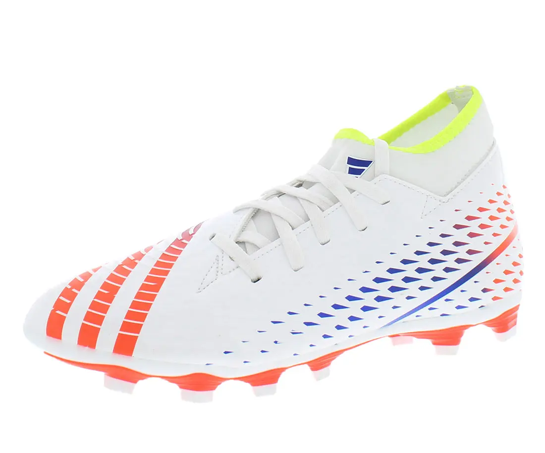 Adidas Predator Edge.4 S FxG Unisex Soccer Cleats, Football Footwear with a Textured Upper for Flexible Ground Control