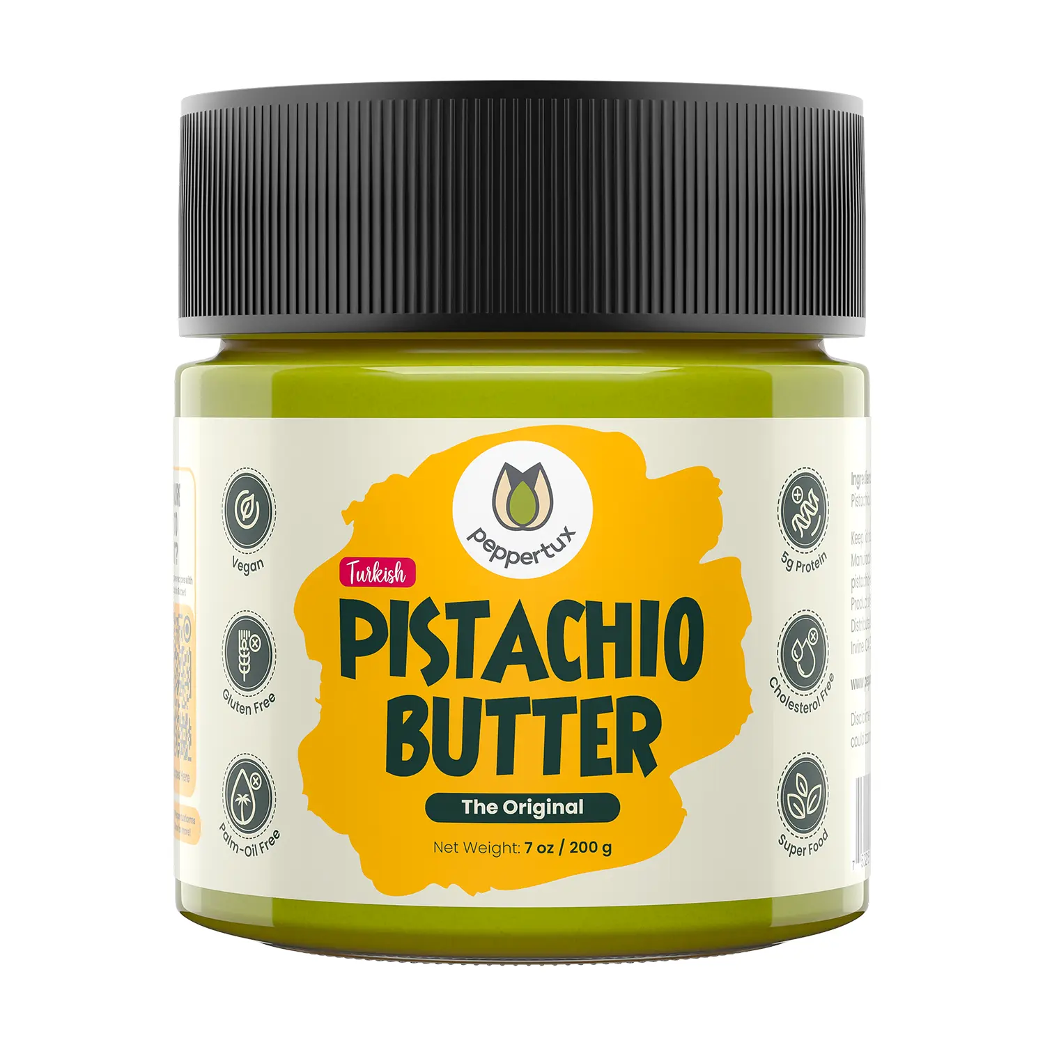 Peppertux Original Pistachio Butter - SHIPPING 07/15
