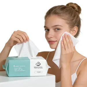 Disposable Face Towels,1/2/4Packs Soft Clean Skin Face Towels, Dry Wipes Facial Towels Wash Cloths Tissue Thickened, Disposable Face Towelettes for Cleansing, Makeup Remover and Skincare