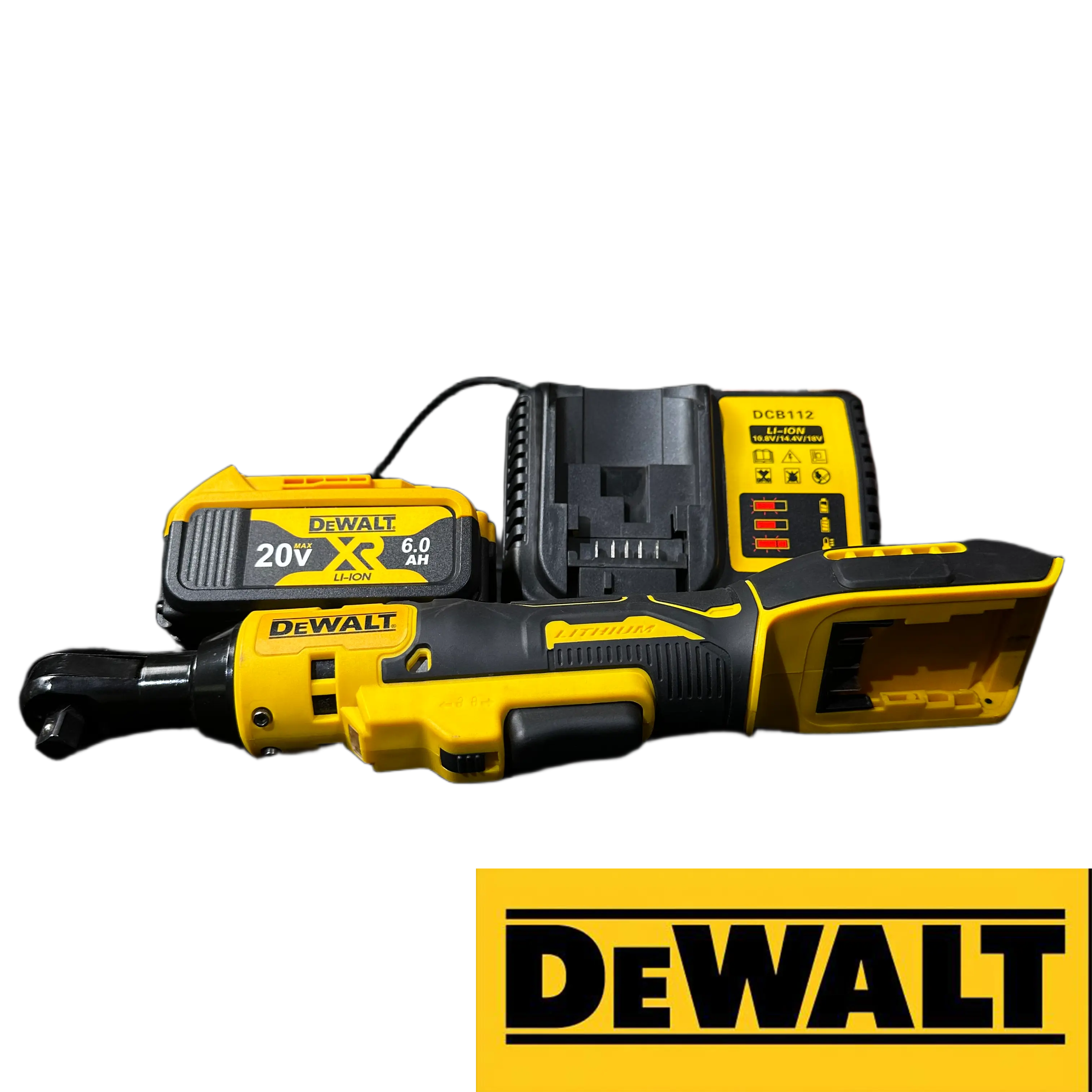 Dewalt 512 1/2 in Compact Universal Impact Wrench Tool Kit - Ergonomic Rubberized Grip, Tri-LED Work Lights, Friction Ring Anvil, Adjustable Heater, Protection - High Torque Impact Power Tool for DIY Maintenance, Auto Tire Service
