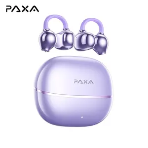 PAXA Earclip C7 Clip-on Design Wireless Earphones, Upgraded Panoramic Sound Headset, Comfortable Wearing & IPX5 Waterproof Sports Earbuds for Work, Fitness