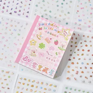 32 Pages 4000+ Small Nose Sticker Book, Perfect for Cellphone Cases, Water Bottles, Album Decoration, Diary Art, Handmade Decorative Stickers