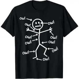 Mens Funny Shirts Ow Character T-Shirt