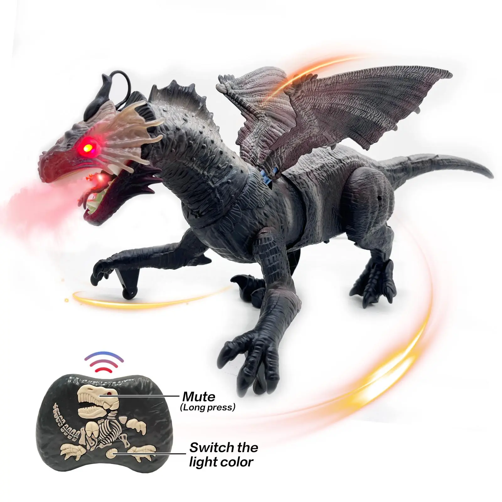 Remote Control  Dragon Toy, Best Gift for Boys, Dream toy for Jurassic Fan's Dinosaur
