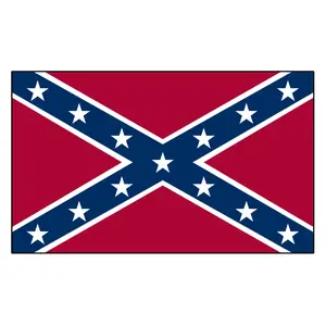 Confederate Rebel Flag 3ft x 5ft Printed Polyester
