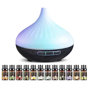 500 ml Diffuser for Home with 12 pack Essential Oil, Natural Evaporative Humidifier, With 14 Colour Changes, Timer And Auto-off Function, For Large Rooms And Home Offices, RelaxationGifts for Men & Women