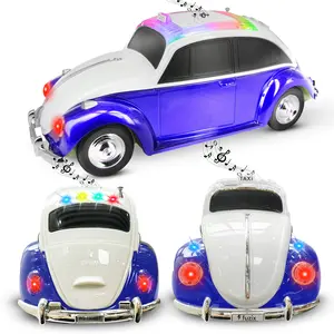 Fuzix WS-1958 Car Bluetooth Portable Speaker with LED AUX USB FM Rechargeable